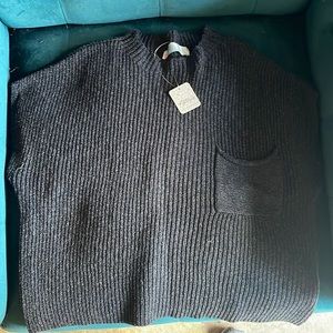 Free people cropped short sleeve sweater